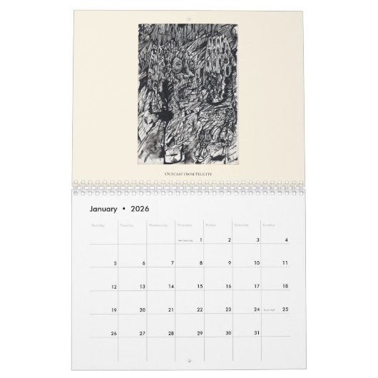 Backbrain Calendar III 2026 (Double Page) Kalender (Jan 2026)