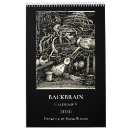 Backbrain Calendar V, 2026, Single Page Kalender