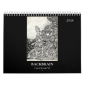 Backbrain Calendar VI, 2026, Double Page Kalender (Hoes)