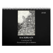 Backbrain Calendar VI, 2026, Double Page Kalender (Hoes)