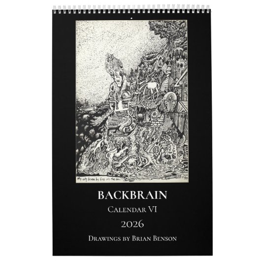 Backbrain Calendar VI, 2026, Single Page Kalender (Hoes)