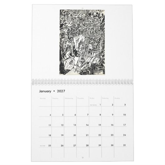Backbrain Kalender 2017 (Jan 2027)