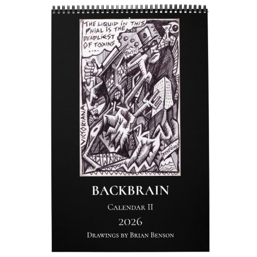 Backbrain Kalender II 2026 (Enkele Pagina, Medium) (Hoes)