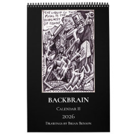 Backbrain Kalender II 2026 (Enkele Pagina, Medium)
