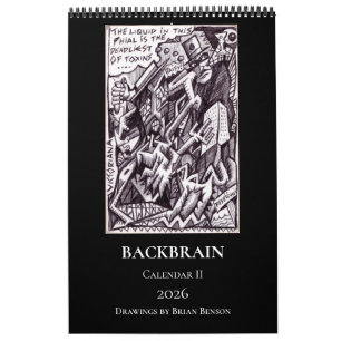 Backbrain Kalender II 2026 (Enkele Pagina, Medium)