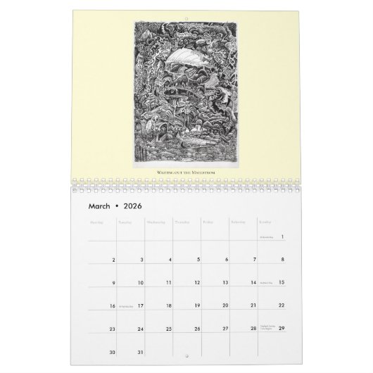 Backbrain Kalender III 2024 (Dubbele pagina) (Mar 2026)