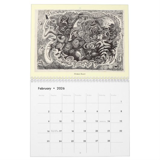 Backbrain Kalender III 2024 (Dubbele pagina) (Feb 2026)