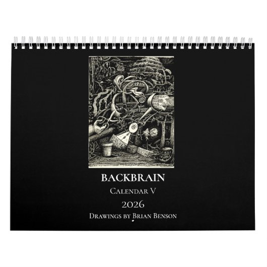 Backbrain Kalender V, 2026, Dubbele Pagina, Medium (Hoes)