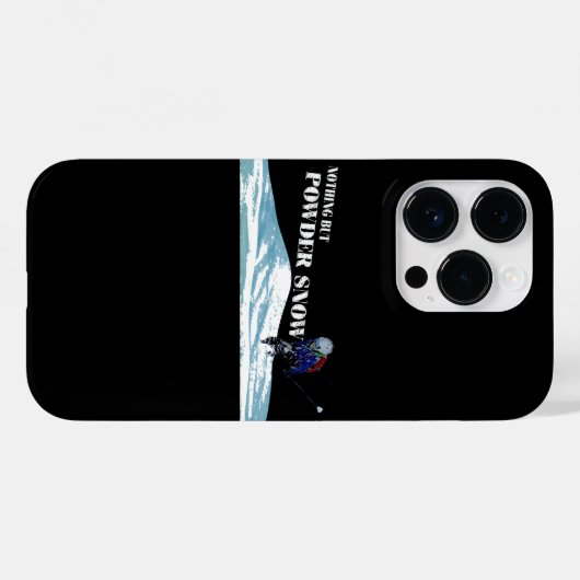 Backcountry Ski iPhone / iPad case (Achterkant (horizontaal))