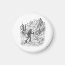 Backcountry Ski Touring Magneet