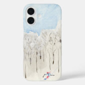 Backcountry skier Case-Mate iPhone case (Achterkant)