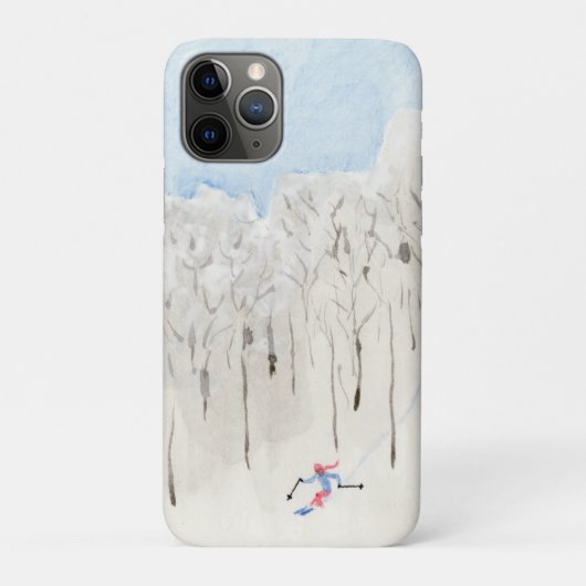 Backcountry skier Case-Mate iPhone case (Achterkant)