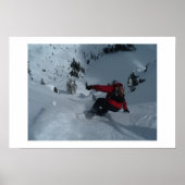 Backcountry Snowboarding Poster (Voorkant)