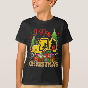 Backcute SS Schattige SS Loader Graafmachine Chris T-shirt