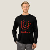 Backend Laravel Tri-Blend Shirt (Voorkant)