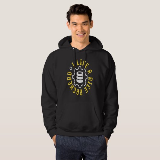 Backend Softwareontwikkelaar IT Computer Engineer Hoodie (Voorkant volledig)