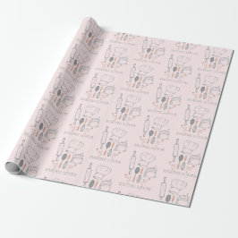 backereibenodigdheden patroon cadeaupapier