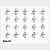 Backersfiguursticker Ronde Sticker (Vel)