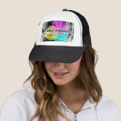 BACKFOOT BRAND LOGO TRUCKER HAT PET (In situ)