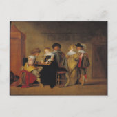 Backgammaspelers Briefkaart (Voorkant)