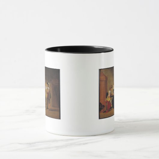 Backgammaspelers Mok (Midden)