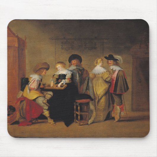 Backgammaspelers Muismat (Voorkant)