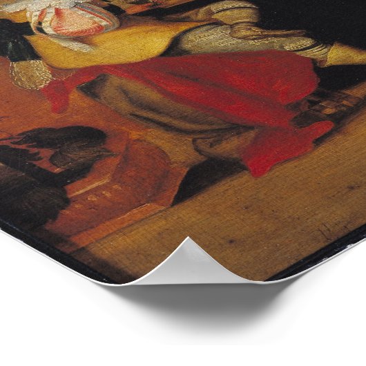 Backgammaspelers Poster (Hoek)