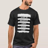 Backgammon Board Game Backgammon Game Backgammon T-shirt (Voorkant)