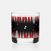 Backgammon Board  Whisky Glas (Voorkant)