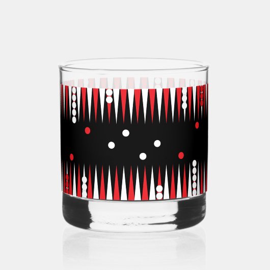 Backgammon Board  Whisky Glas (Rechts)
