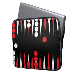 Backgammon-bordontwerp Laptop Sleeve