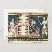 Backgammon Briefkaart (Voorkant / Achterkant)