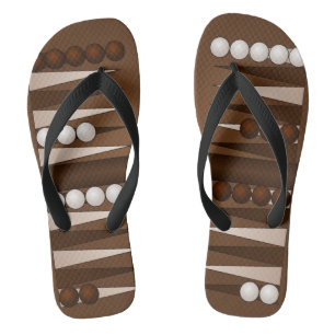 Backgammon Game Board Teenslippers