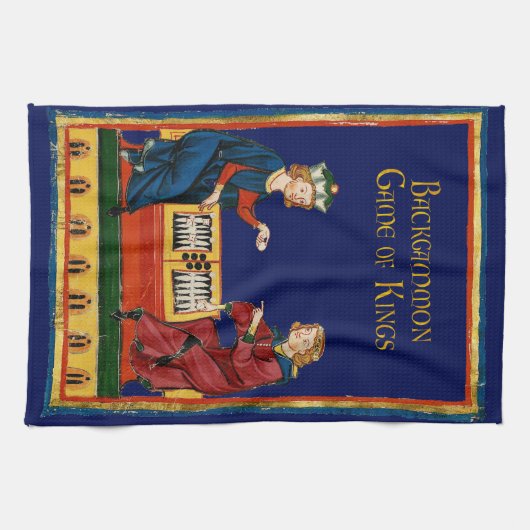 Backgammon Game of Kings Theedoek (Horizontaal)