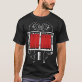Backgammon houten bordspel t-shirt (Voorkant)