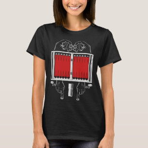 Backgammon houten bordspel t-shirt