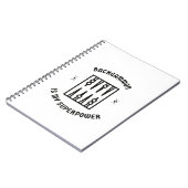 Backgammon is mijn supermacht notitieboek (Linkerzijde)