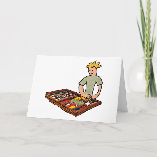 Backgammon Kaart (Voorkant)
