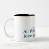 Backgammon Lover's mok met twee toonhoogten (Links)