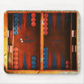 Backgammon Mousepad Muismat (Voorkant)