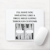 backgammon muismat (Met muis)