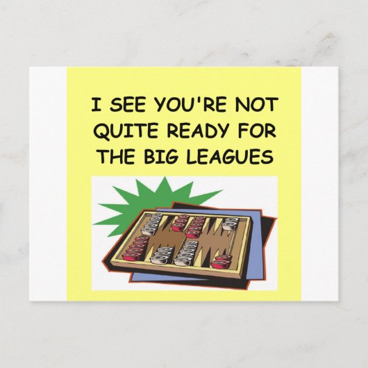 BACKGAMMON.png Briefkaart (Voorkant)