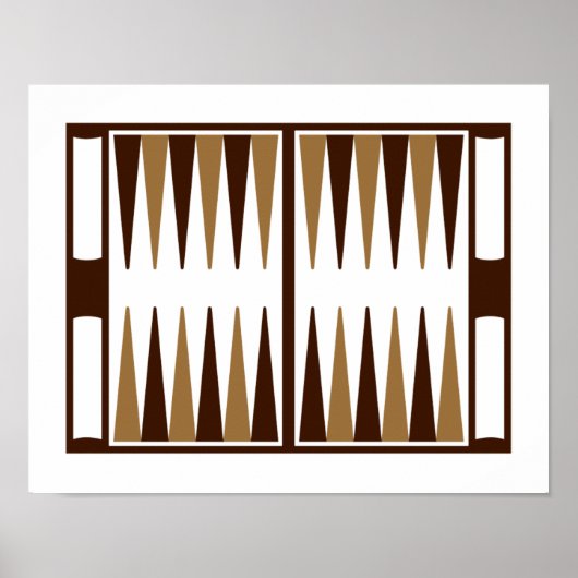 Backgammon Poster (Voorkant)