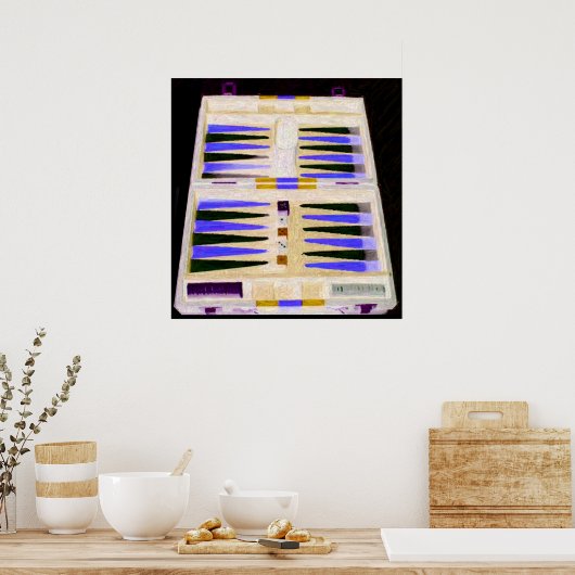 BACKGAMMON POSTER (Keuken)