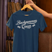 Backgammon Queen-script Tri-Blend Shirt