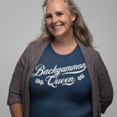 Backgammon Queen-script Tri-Blend Shirt