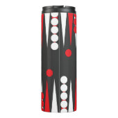 Backgammon Raad en Checkers Ontwerp Thermosbeker (Achterkant)