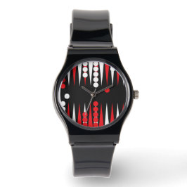 Backgammon speler horloge