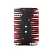 Backgammon Speler Leuk Bordspel Afdrukken Badmat (Voorkant Verticaal)