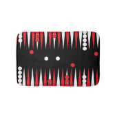 Backgammon Speler Leuk Bordspel Afdrukken Badmat (Voorkant)